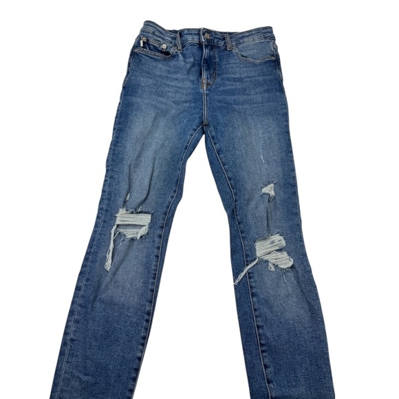 Lovers And Friends Ricky Low Rise Distressed Skinny Jeans Size 27 - Picture 6 of 16